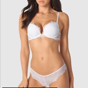 La senza white push up bra